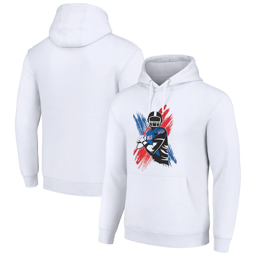 Men buffalo bills white NFL 2024 hoodie->buffalo bills->NFL Jersey